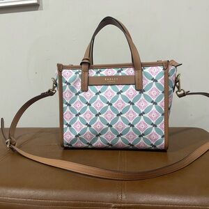 Radley London Scottie Pink and Teal Patterned Women's Bag